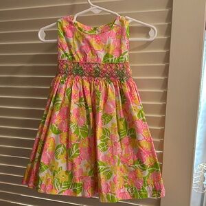 Lilly Pulitzer Vibrant Floral Kids Dress